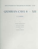 Tapa de Qumran Cave 4: XII
