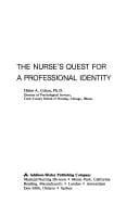 Tapa de The nurse's quest for a professional identity