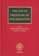 Tapa de Law of Freedom of Information