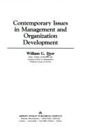 Tapa de Contemporary issues in management and organization development