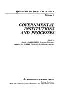 Tapa de Governmental institutions and processes