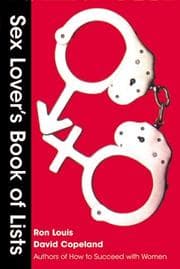 Tapa de The sex lover's book of lists