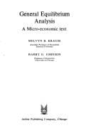 Tapa de General equilibrium analysis