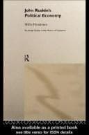Tapa de John Ruskin's political economy