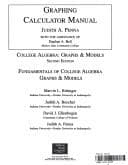 Tapa de Graphing Calculator Manual