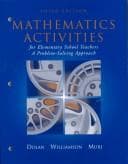 Tapa de Mathematics Activities for Elementary School Teachers
