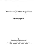 Tapa de Windows 3.0 for BASIC programmers