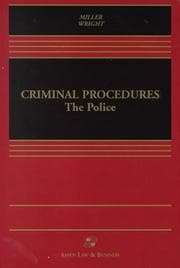 Tapa de Criminal procedures--the police