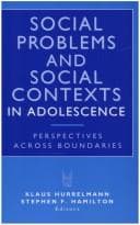 Tapa de Social problems and social contexts in adolescence