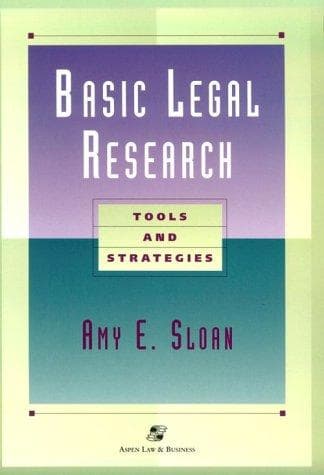 Tapa de Basic Legal Research