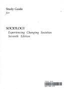 Tapa de Sociology