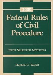 Tapa de Federal Rules of Procedure