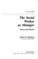 Tapa de The social worker as manager