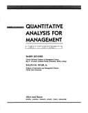Tapa de Quantitative analysis for management