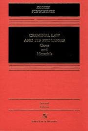 Tapa de Criminal law and its processes