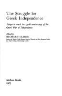 Tapa de The Struggle for Greek Independence