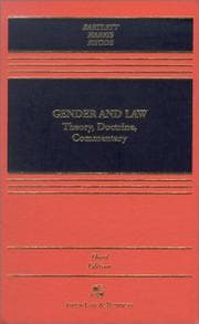 Tapa de Gender and law