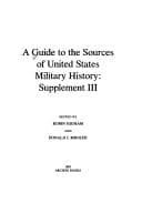 Tapa de A Guide to the Sources of United States Military History