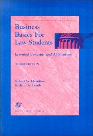 Tapa de Business basics for law students