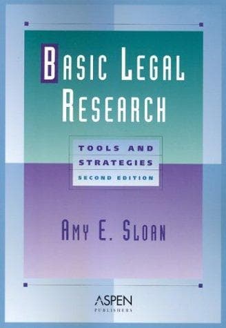 Tapa de Basic legal research