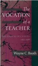 Tapa de The vocation of a teacher