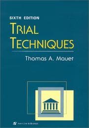 Tapa de Trial techniques