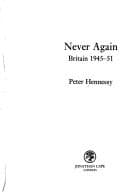 Tapa de NEVER AGAIN