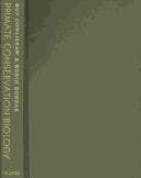 Tapa de Primate conservation biology