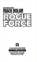 Tapa de Rogue Force (Mack Bolan, Superbolan, No 8)
