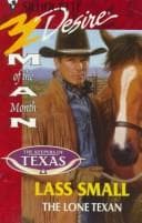 Tapa de The Lone Texan (Man Of The Month/50th Book) Keepers Of Texas