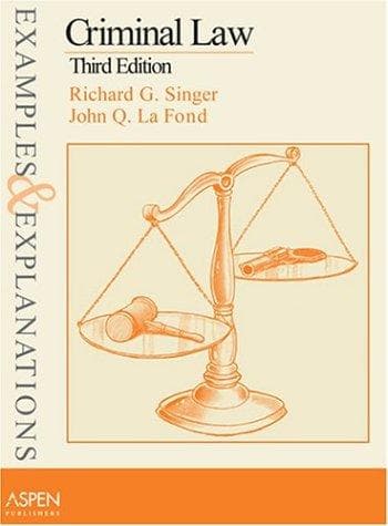 Tapa de Criminal law