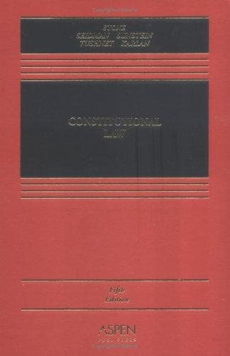 Tapa de Constitutional Law