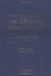 Tapa de Folk on the Delaware general corporation law