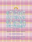Tapa de Random House Webster's Student Notebook Spanish Dictionary, Second Edition -Girl
