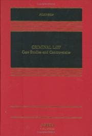 Tapa de Criminal Law