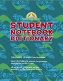 Tapa de Random House Webster's Student Notebook Dictionary, Third Edition - Boy