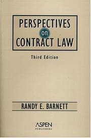 Tapa de Perspectives on contract law