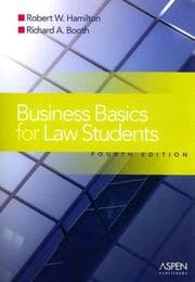 Tapa de Business basics for law students
