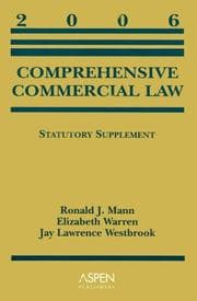 Tapa de Comprehensive Commercial Law Statutory Supplement 2006 (Statutory Supplement)