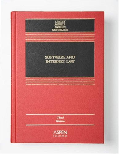 Tapa de Software and Internet law