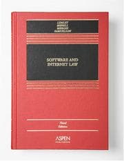 Tapa de Software and Internet law