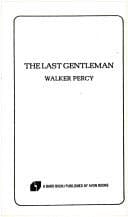 Tapa de The Last Gentleman