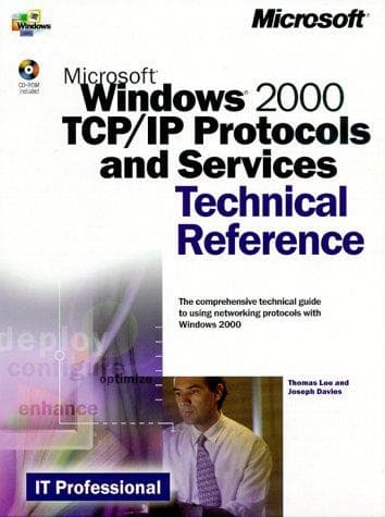 Tapa de Microsoft Windows 2000 TCP/IP Protocols and Services Technical Reference