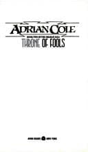 Tapa de Throne of Fools (Omaran Saga, Book 2)