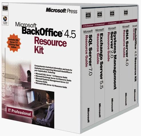 Tapa de Microsoft BackOffice 4.5 resource kit