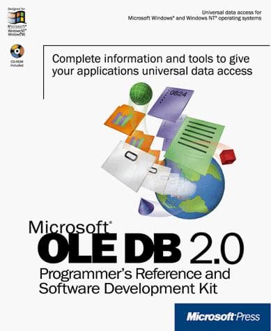 Tapa de Microsoft OLE DB 2.0 programmer's reference and data access SDK