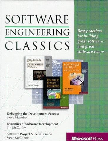 Tapa de Software engineering classics from Microsoft Press