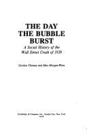Tapa de The day the bubble burst
