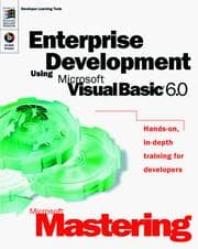 Tapa de Enterprise Development Using Microsoft Visual Basic 6.0 (Dv-Dlt Mastering)