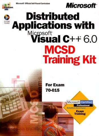 Tapa de Distributed Applications With Microsoft Visual C++ 6.0 McSd Training Kit
